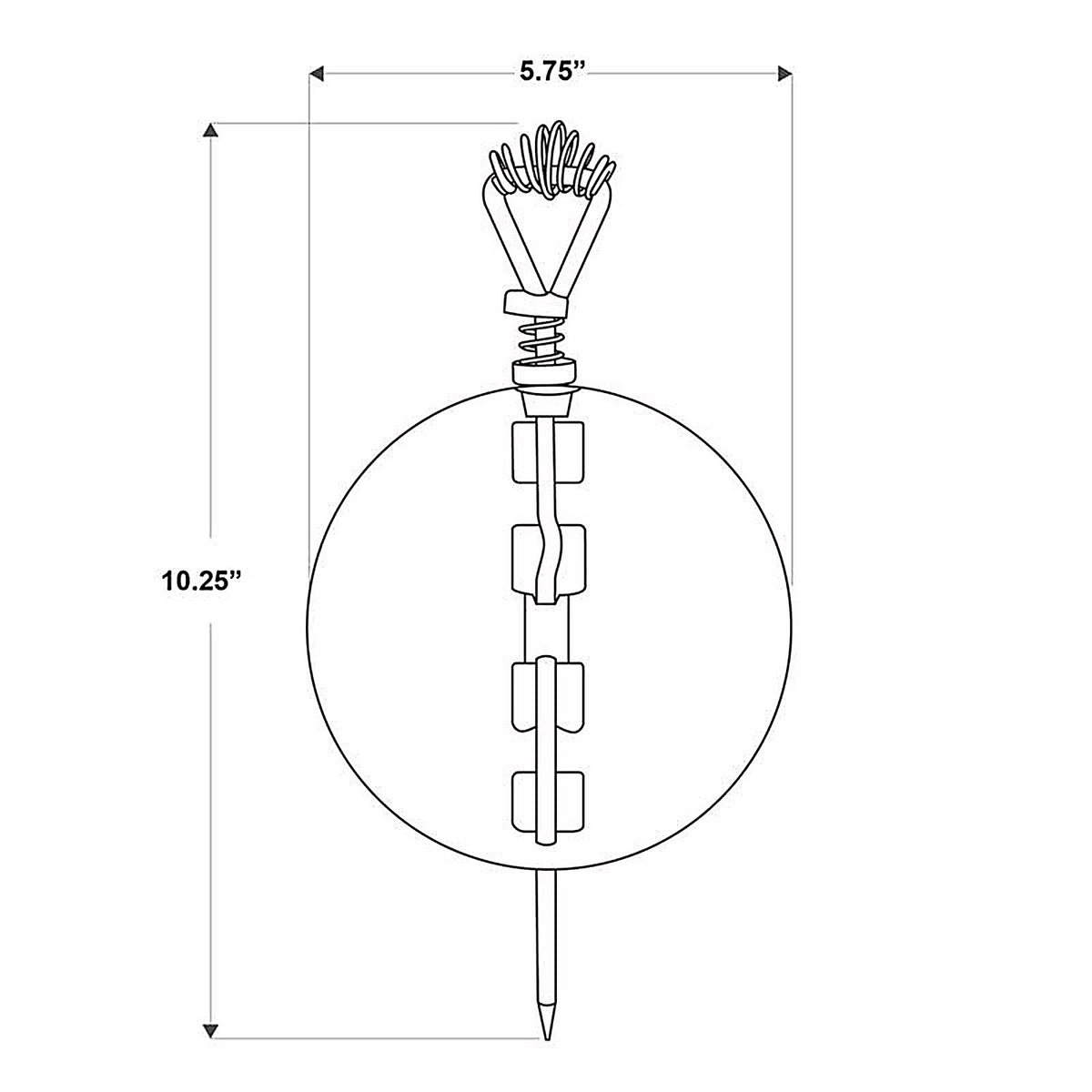 Imperial BM0051A 6 in. Dia. Cast Iron Damper