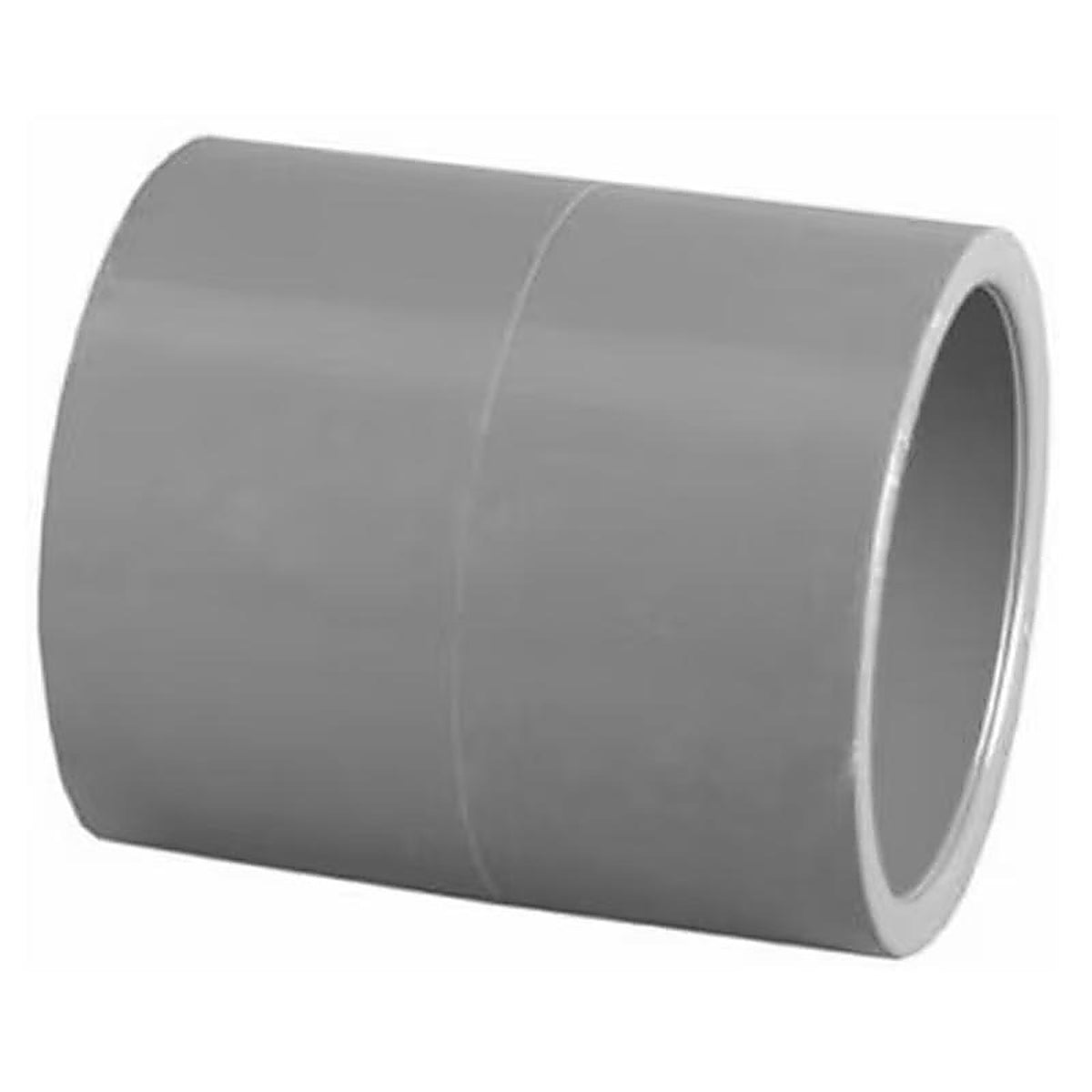 Charlotte Pipe PVC 08100 2000 Schedule 80 2 in. Slip x 2 in. Dia. Slip PVC Coupling