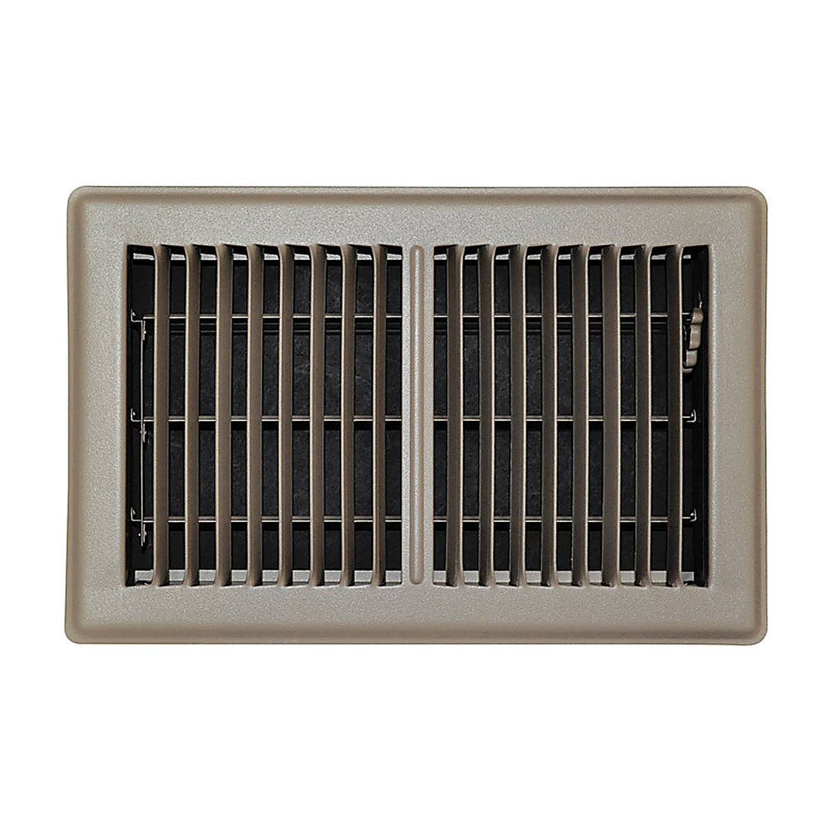 Tru Aire C150MB 06X10 6 in. H x 10 in. W 2-Way Powder Coat Brown Steel Floor Register