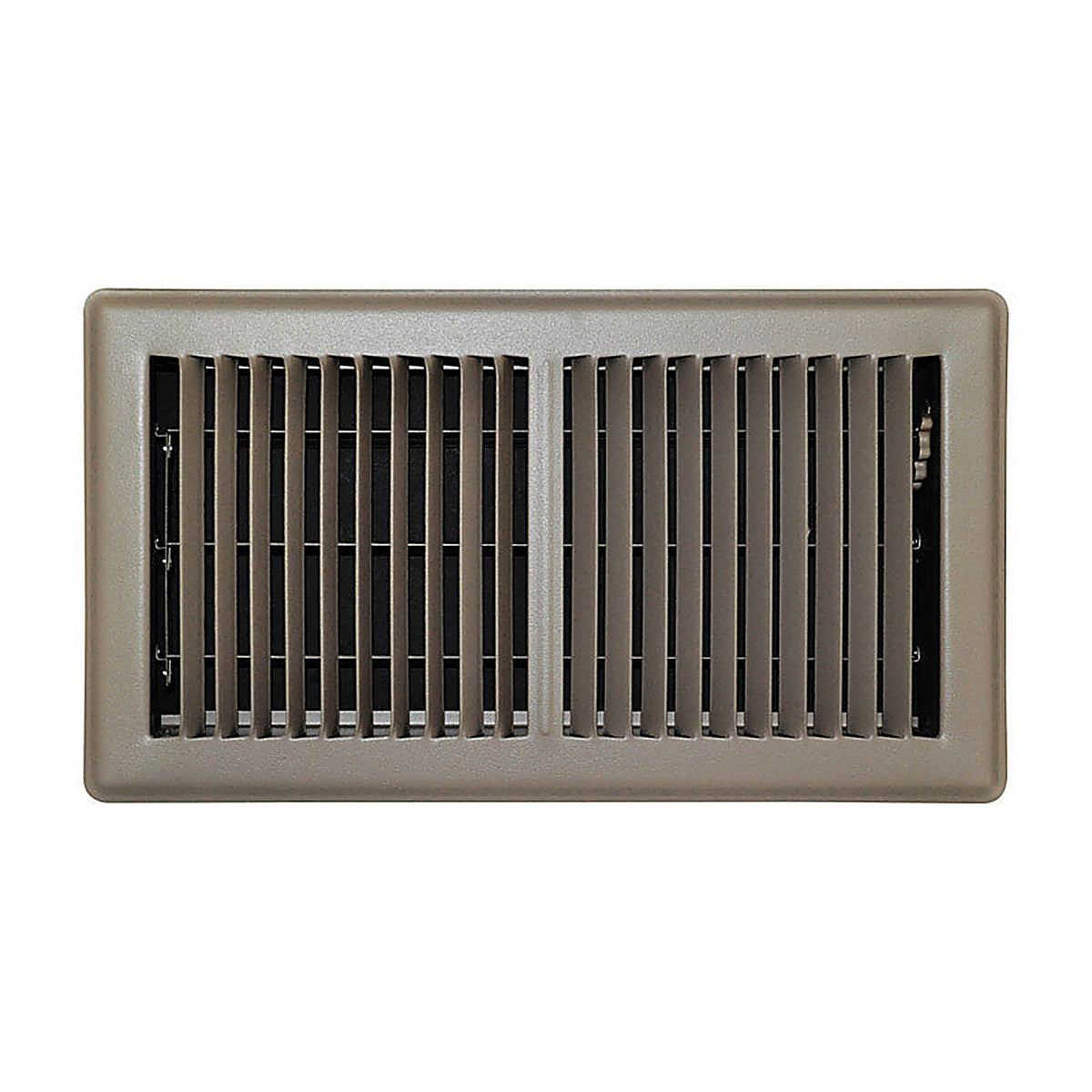 Tru Aire C150MB 06X12 6 in. H x 12 in. W 2-Way Powder Coat Brown Steel Floor Register