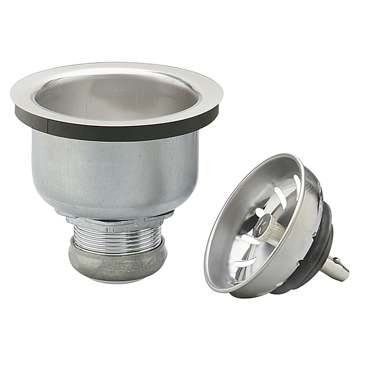 Keeney 1434SS 3-1/2 in. Dia. Stainless Steel Basket Strainer Assembly
