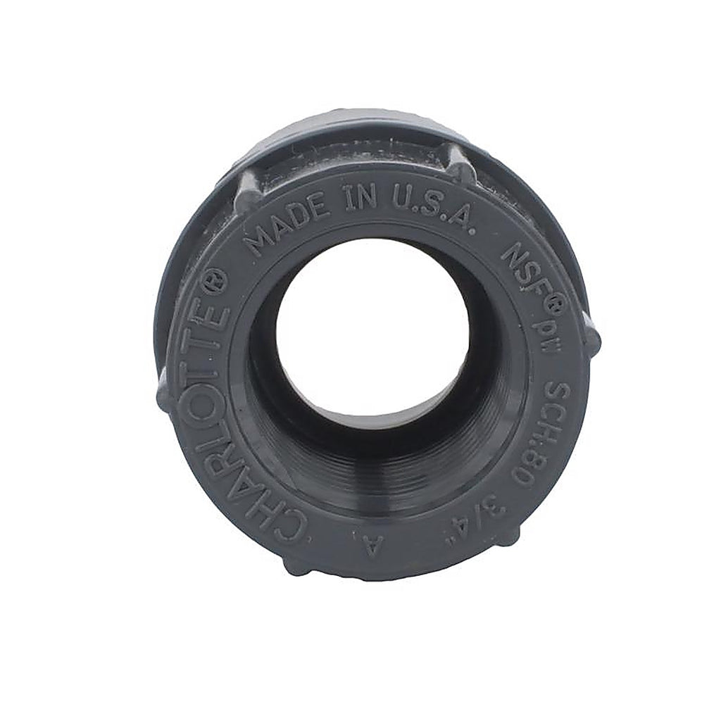 Charlotte Pipe PVC 08101 1400 Schedule 80 1 in. Slip x 1 in. Dia. FPT PVC Adapter