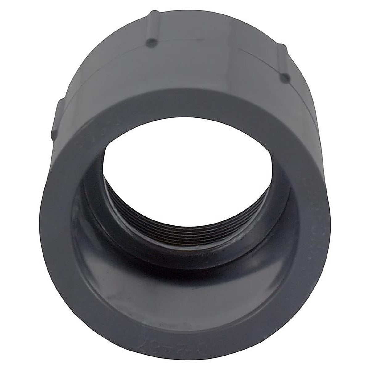 Charlotte Pipe PVC 08101 1600 Schedule 80 1-1/4 in. Slip x 1-1/4 in. Dia. FPT PVC Adapter