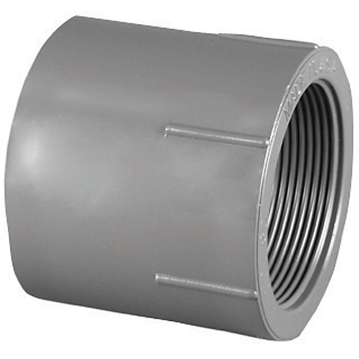 Charlotte Pipe PVC 08101 1800 80 1-1/2 in. Slip x 1-1/2 in. Dia. FPT PVC Adapter