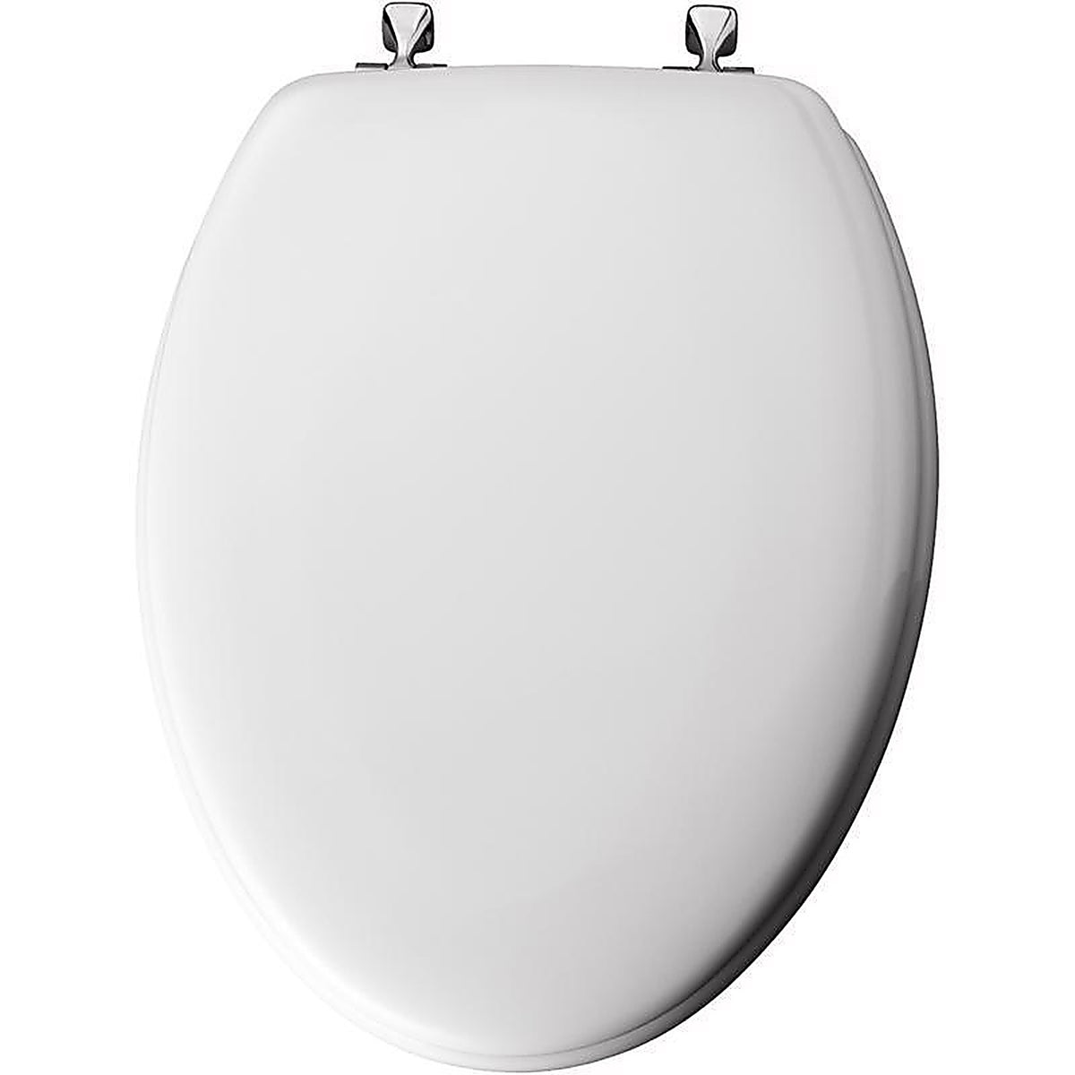 Bemis 144CP-000 Mayfair Elongated White Molded Wood Toilet Seat