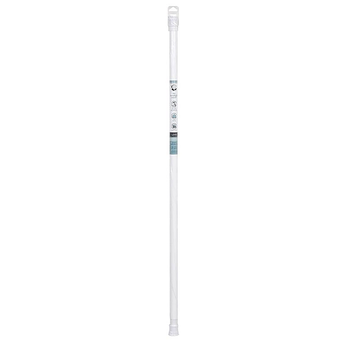 Zenith Home 506W Shower Curtain Rod 72 in. L White