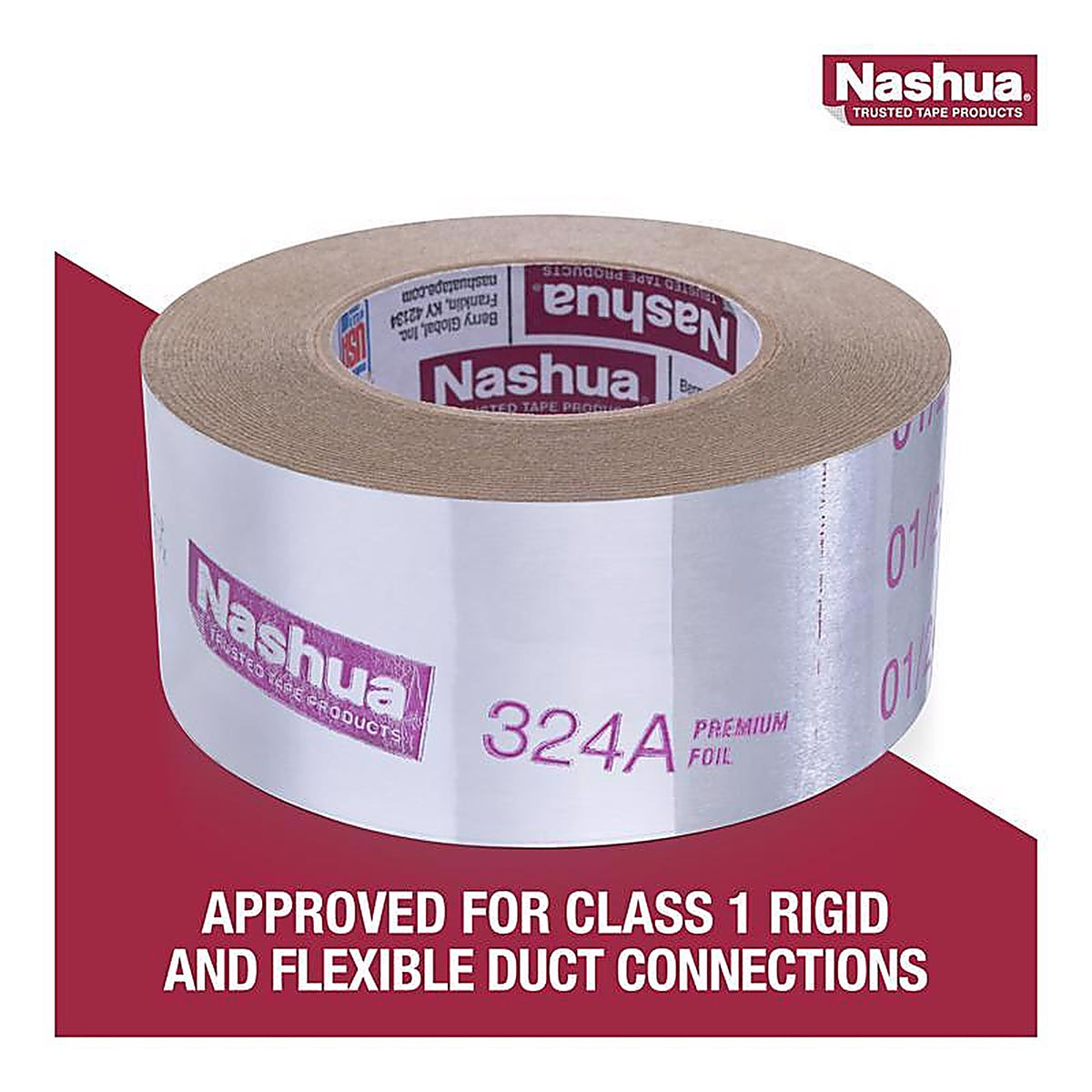 Nashua 1542698 2.5 in. W x 60 yd. L Silver Foil Tape