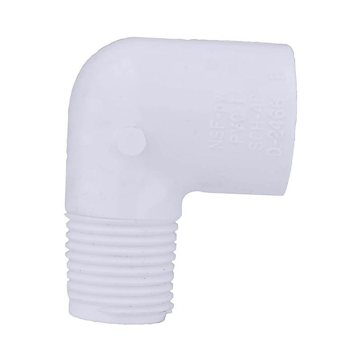 Charlotte Pipe PVC023071000 Schedule 40 1 in. MPT x 1 in. Dia. FPT PVC Elbow