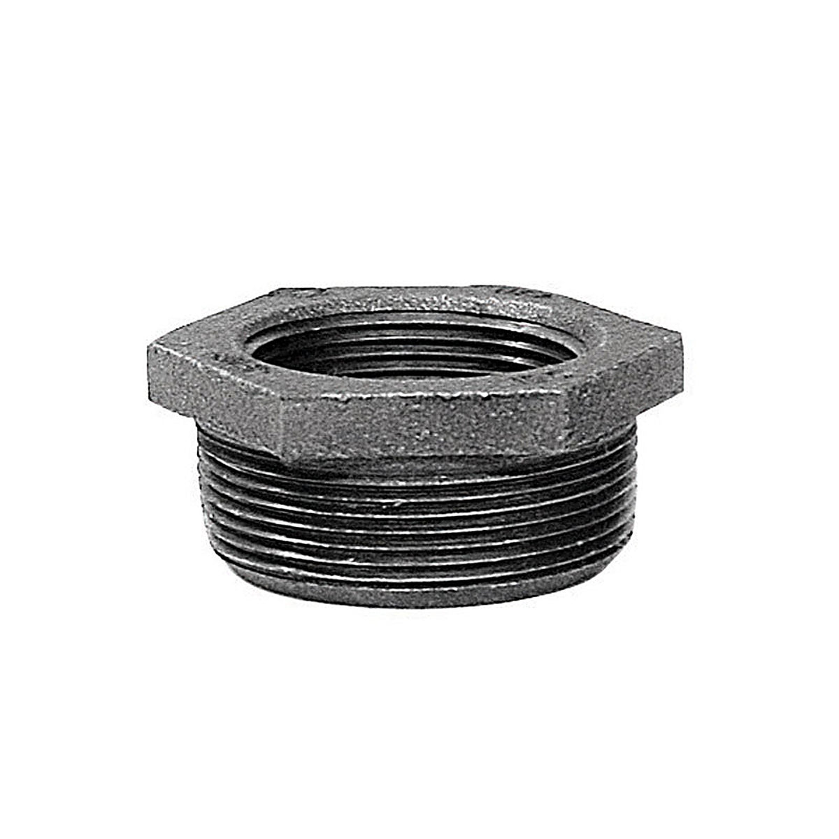 Anvil 8700131355 2 in. MPT x 1 in. Dia. FPT Galvanized Malleable Iron Hex Bushing
