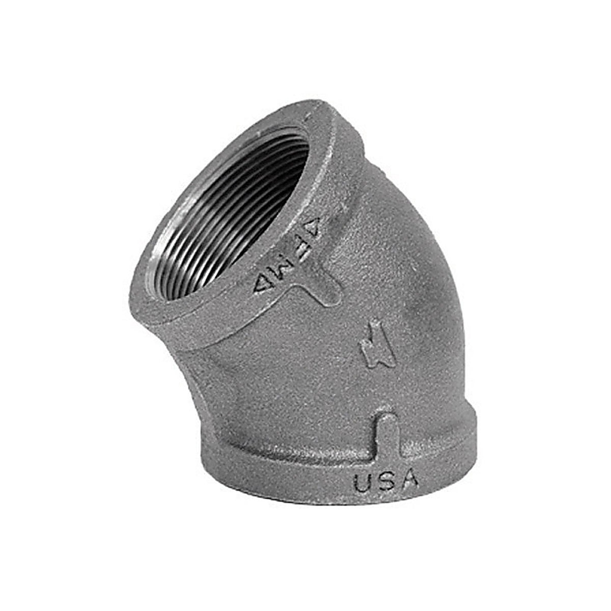 Anvil 8700126702 1 in. FPT x 1 in. Dia. FPT Galvanized Malleable Iron Elbow