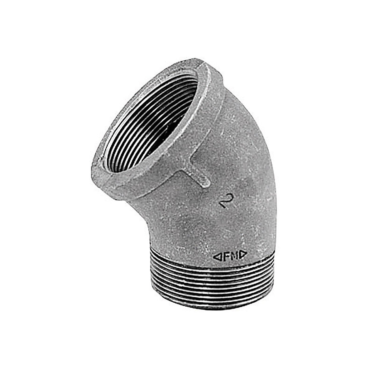 Anvil 8700128500 1/2 in. FPT x 1/2 in. Dia. FPT Galvanized Malleable Iron Street Elbow