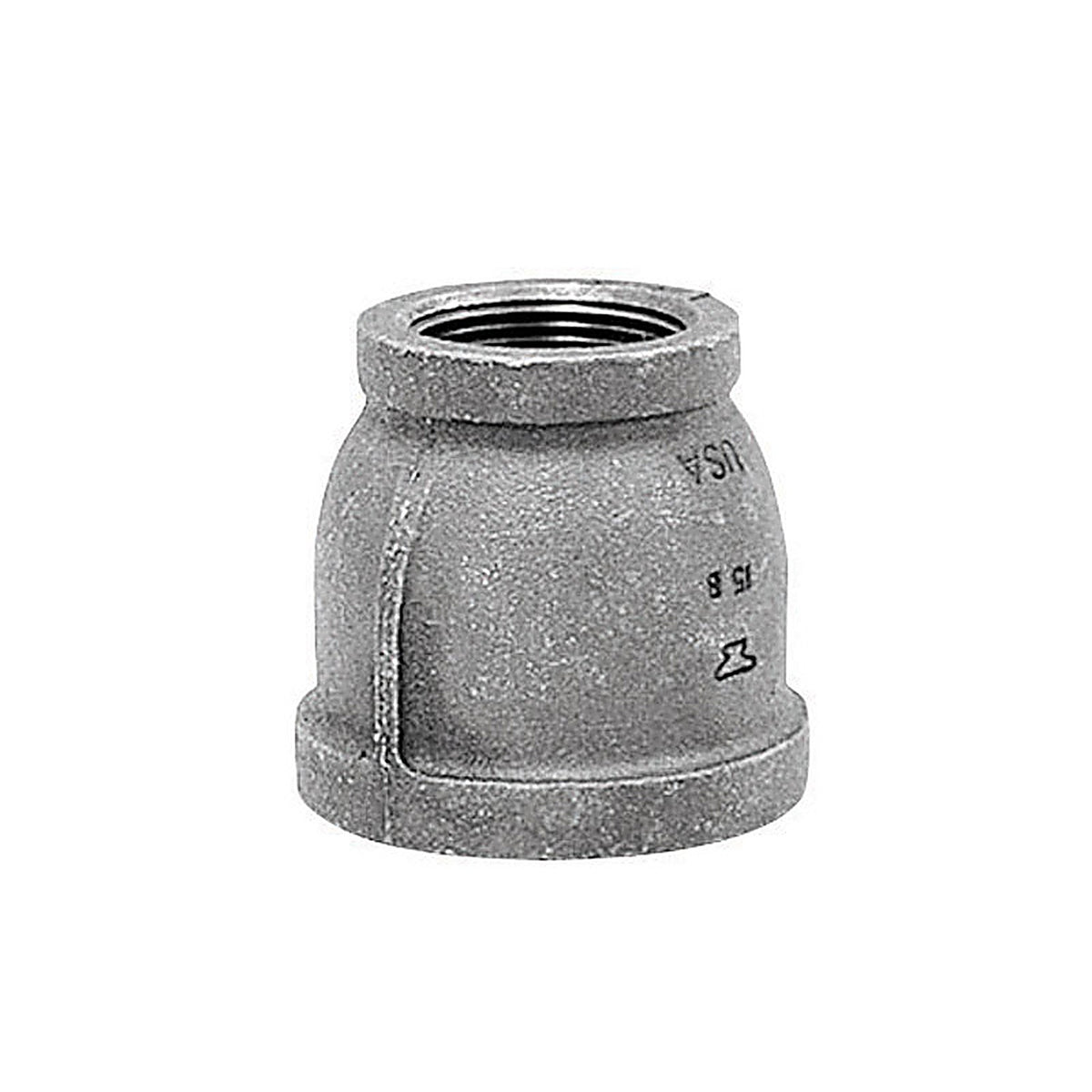 Anvil 8700135158 1/2 in. FPT x 1/4 in. Dia. FPT Galvanized Malleable Iron Reducing Coupling