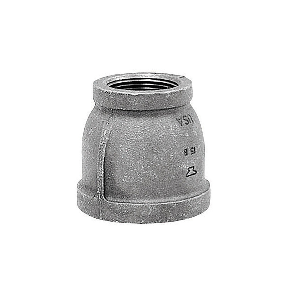 Anvil 8700135505 1-1/4 in. FPT x 1 in. Dia. FPT Galvanized Malleable Iron Reducing Coupling