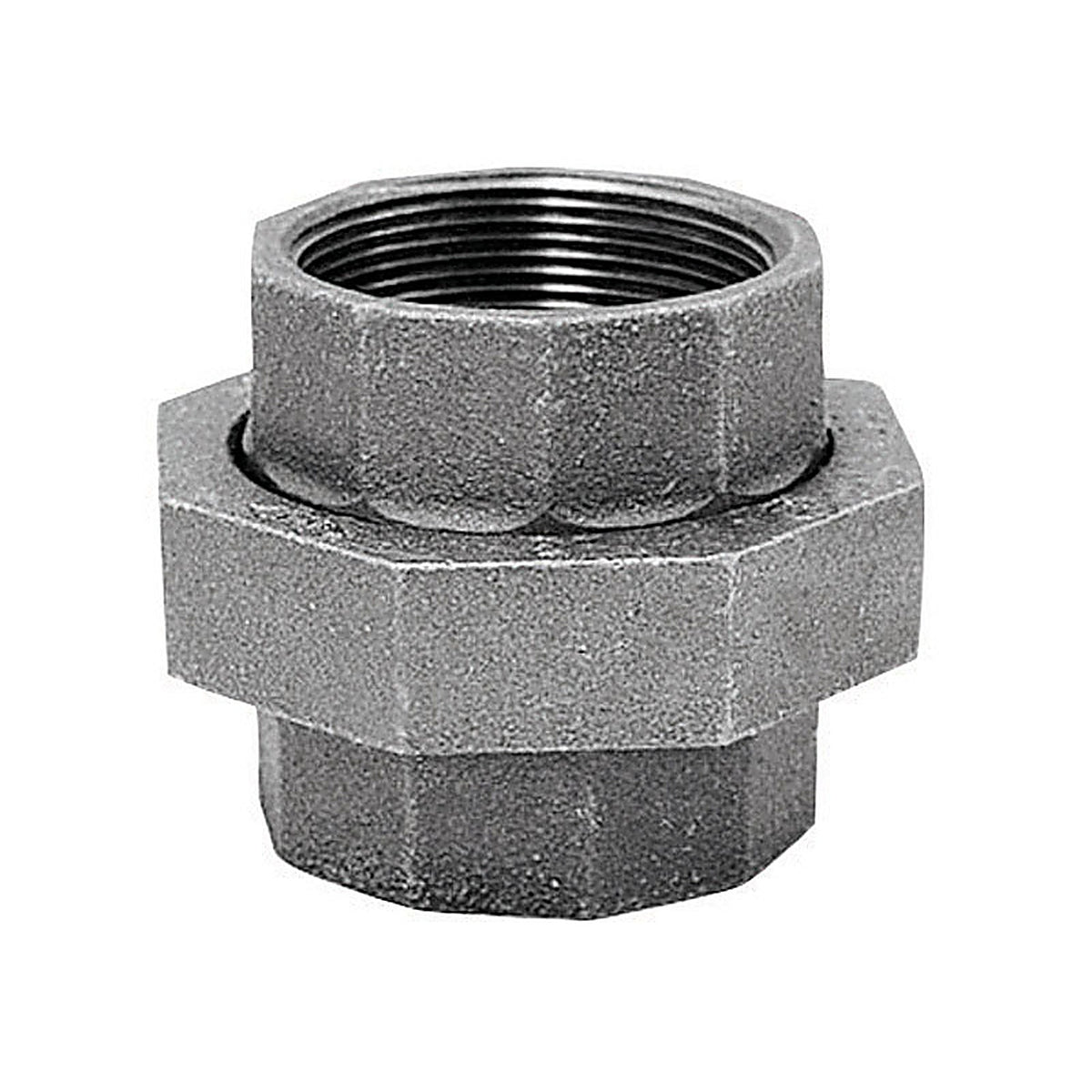 Anvil 8700163408 1/2 in. FPT x 1/2 in. Dia. FPT Galvanized Malleable Iron Union