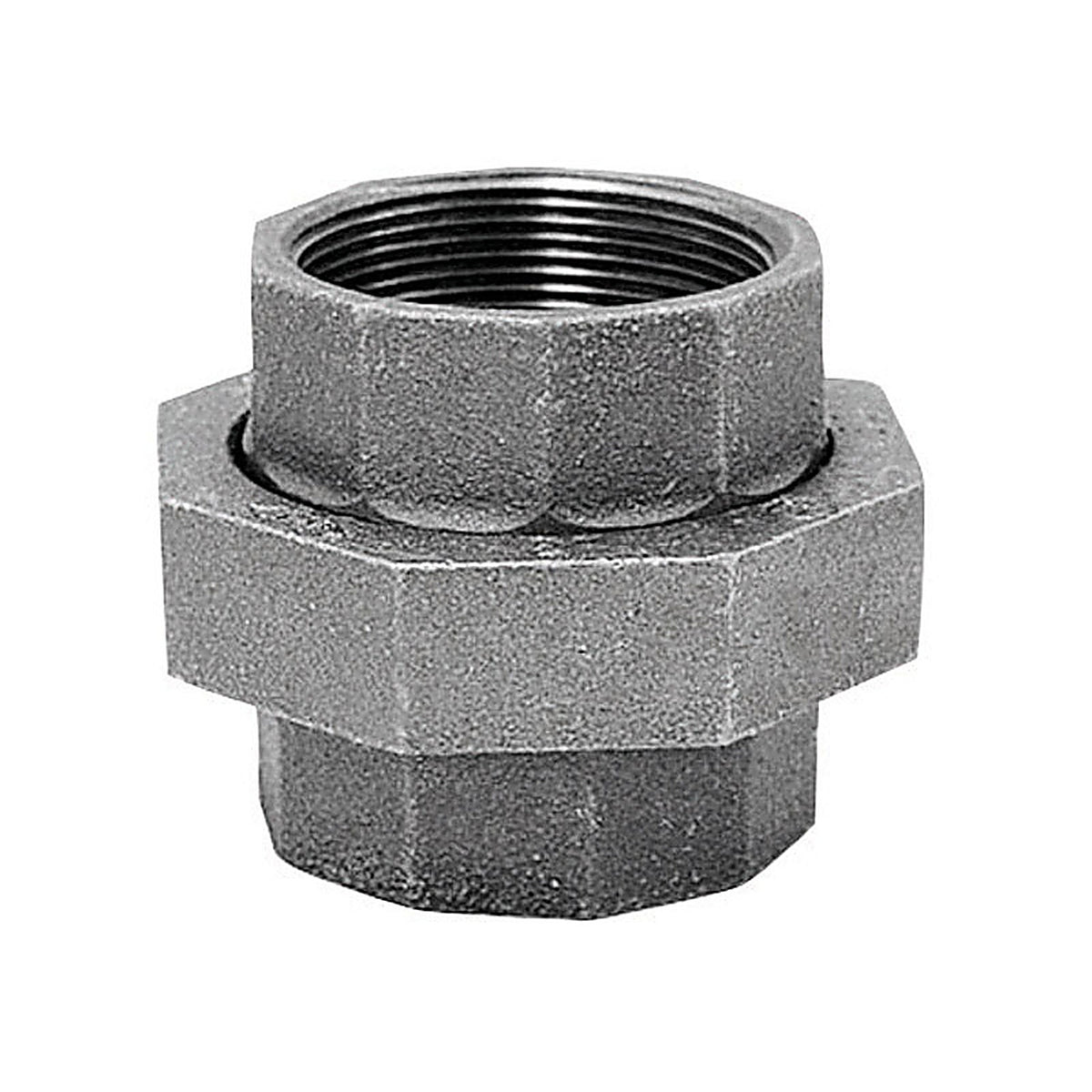 Anvil 8700163606 1-1/2 in. FPT x 1-1/2 in. Dia. FPT Malleable Iron Union