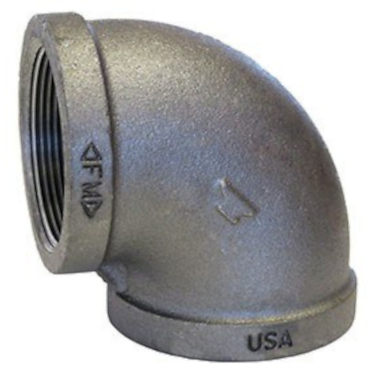 Anvil 8700123758 3/4 in. FPT x 3/4 in. Dia. FPT Black Malleable Iron Elbow
