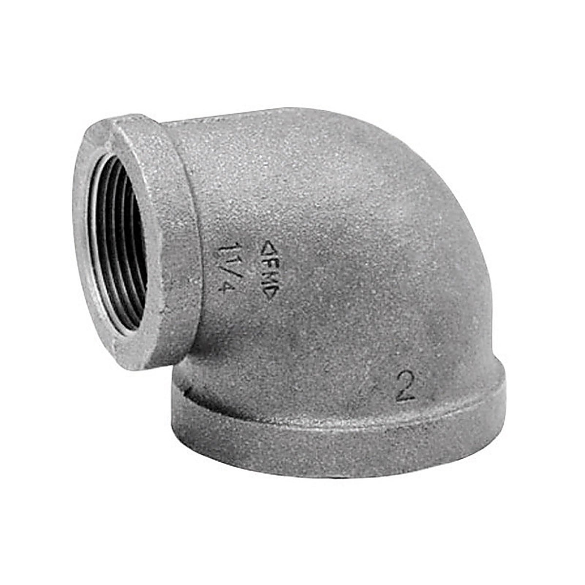 Anvil 8700124608 3/4 in. FPT x 1/2 in. Dia. FPT Black Malleable Iron Elbow