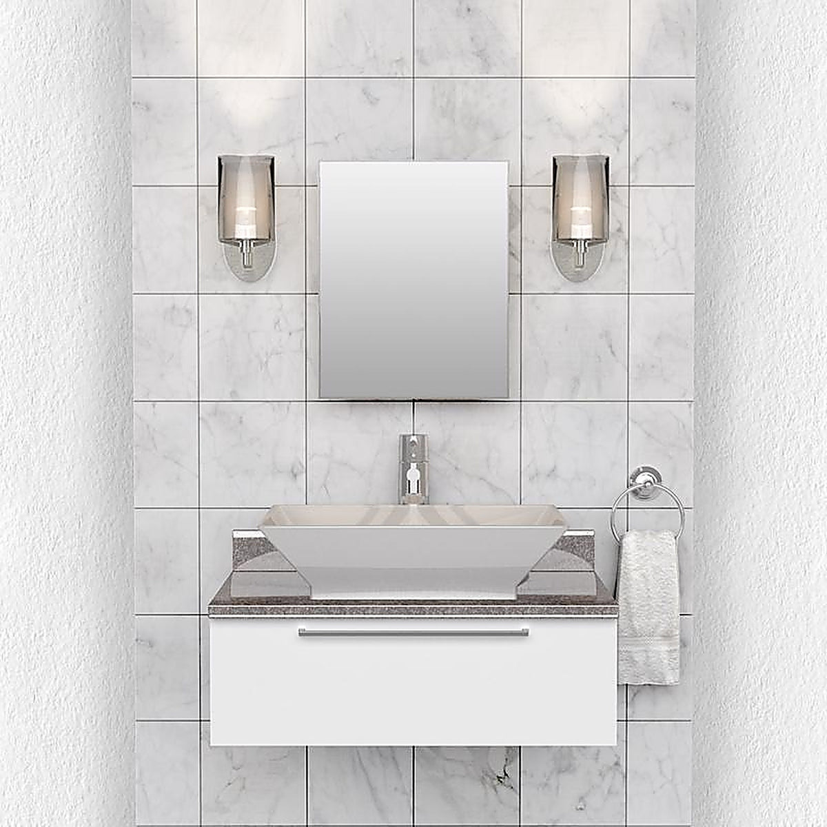Zenith Home X311 20-1/8 in. H x 16-1/8 in. W x 3.25 in. D Rectangle Medicine Cabinet