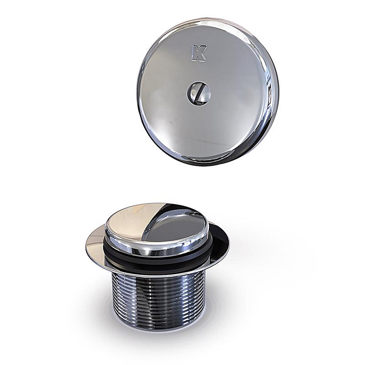 Keeney 630ABS 1-1/2 in. Dia. Chrome ABS Bath Drain