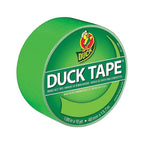 Duck 1265018 1.88 in. W x 15 yd. L Neon Green Solid Duct Tape