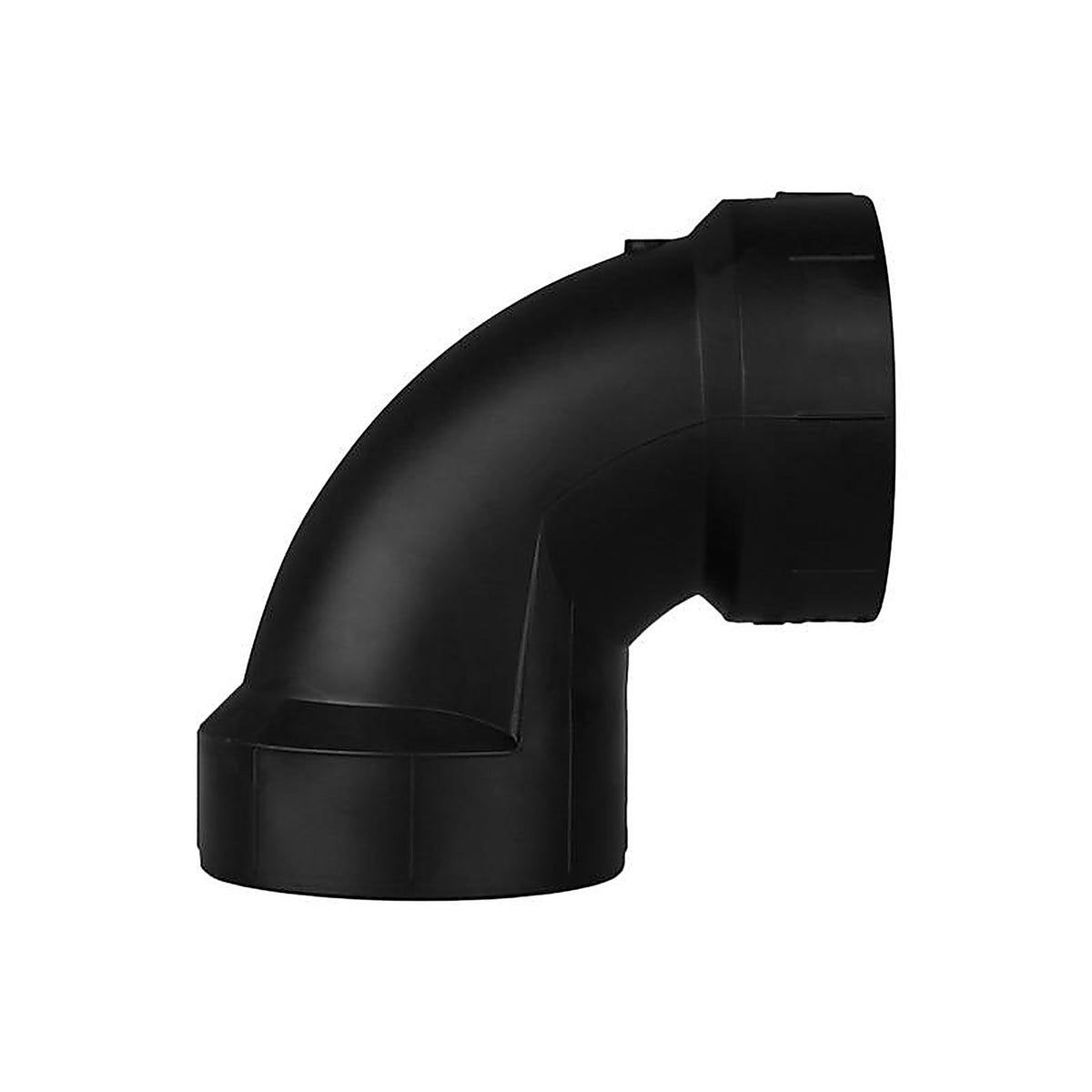 Charlotte Pipe ABS003000600 1-1/2 in. Hub x 1-1/2 in. Dia. Hub ABS 90 Degree Elbow