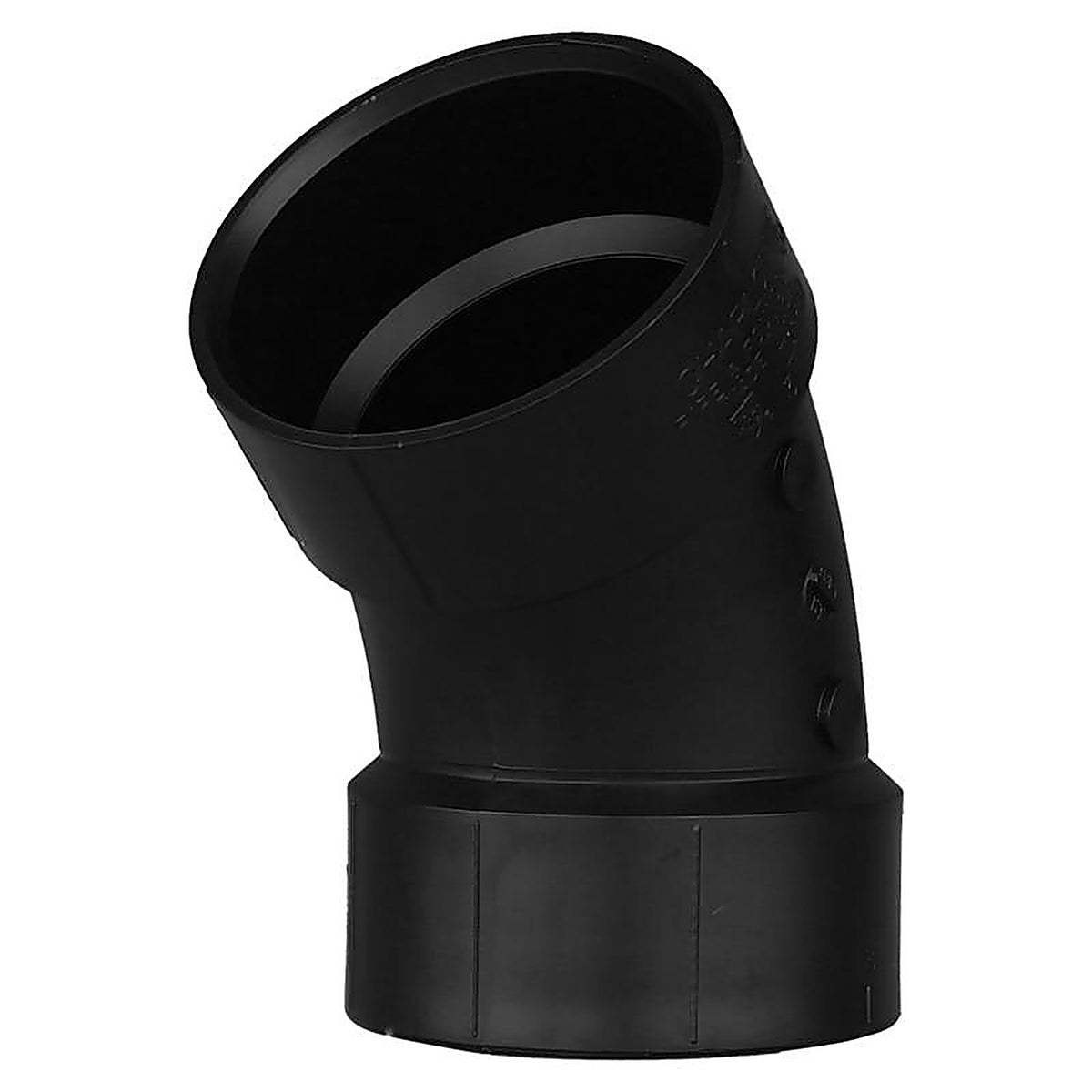 Charlotte Pipe ABS003211000 3 in. Hub x 3 in. Dia. Hub ABS 45 Degree Elbow