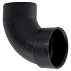 Charlotte Pipe ABS003021000 3 in. Hub x 3 in. Dia. Spigot ABS 90 Degree Elbow