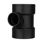 Charlotte Pipe ABS004011200 3 in. Hub x 1-1/2 in. Dia. Hub ABS Sanitary Tee