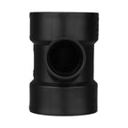 Charlotte Pipe ABS004011200 3 in. Hub x 1-1/2 in. Dia. Hub ABS Sanitary Tee