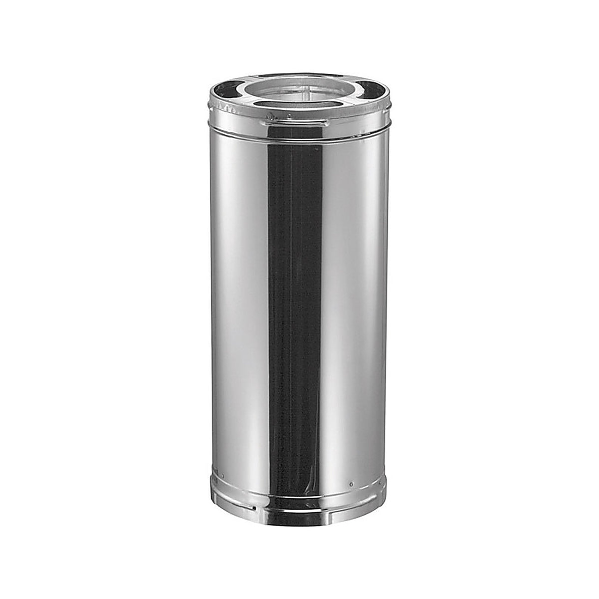Duravent 6DP-36 DuraPlus 6 in. Dia. x 36 in. L Galvanized Steel Chimney Pipe