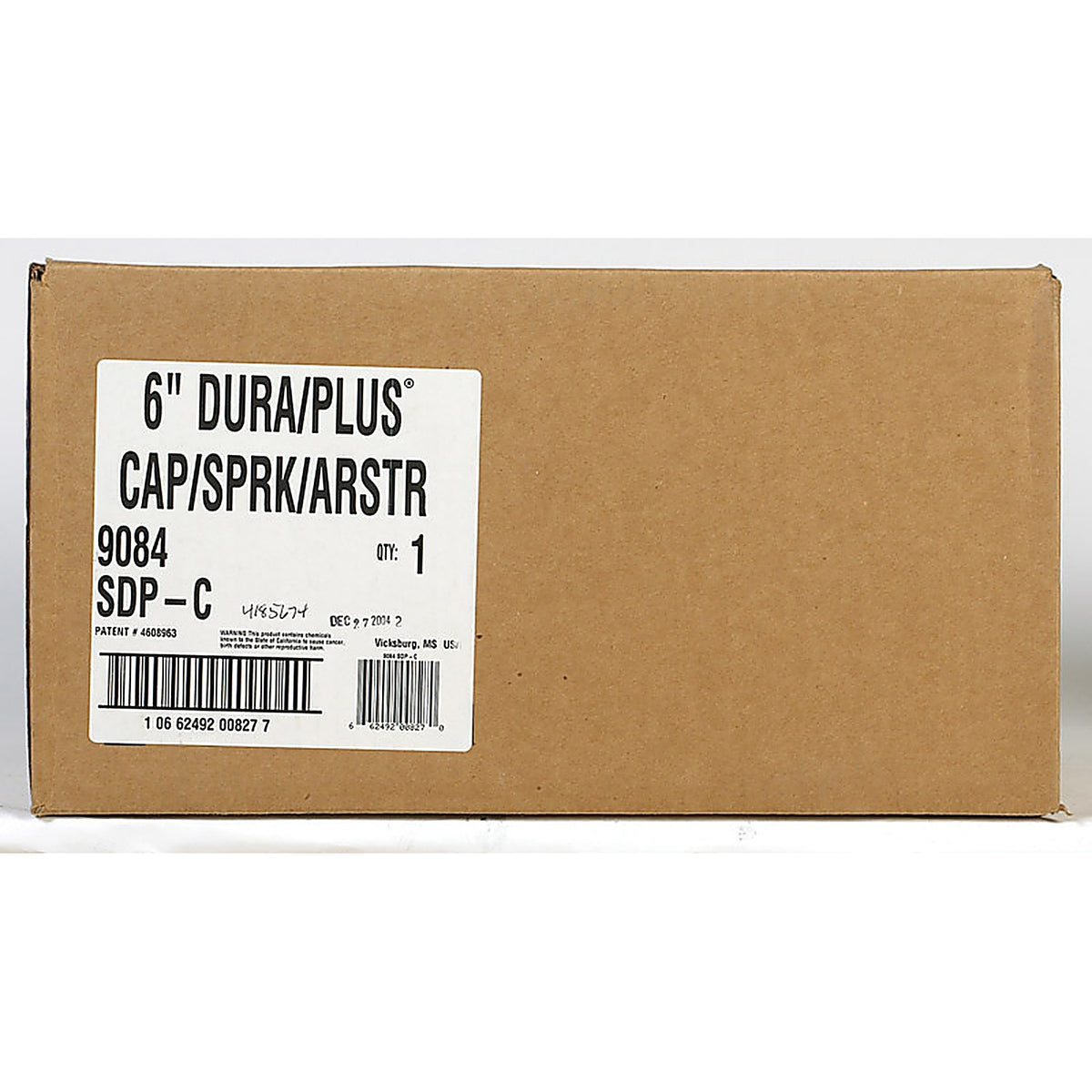 Duravent 6DP-VC DuraPlus 6 in. Dia. Stainless Steel Chimney Cap