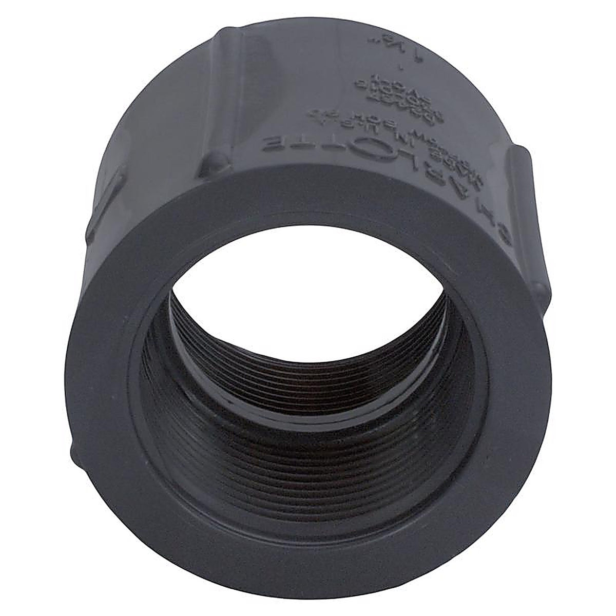 Charlotte Pipe PVC 08102 1400 Schedule 80 1 in. FPT x 1 in. Dia. FPT PVC Coupling