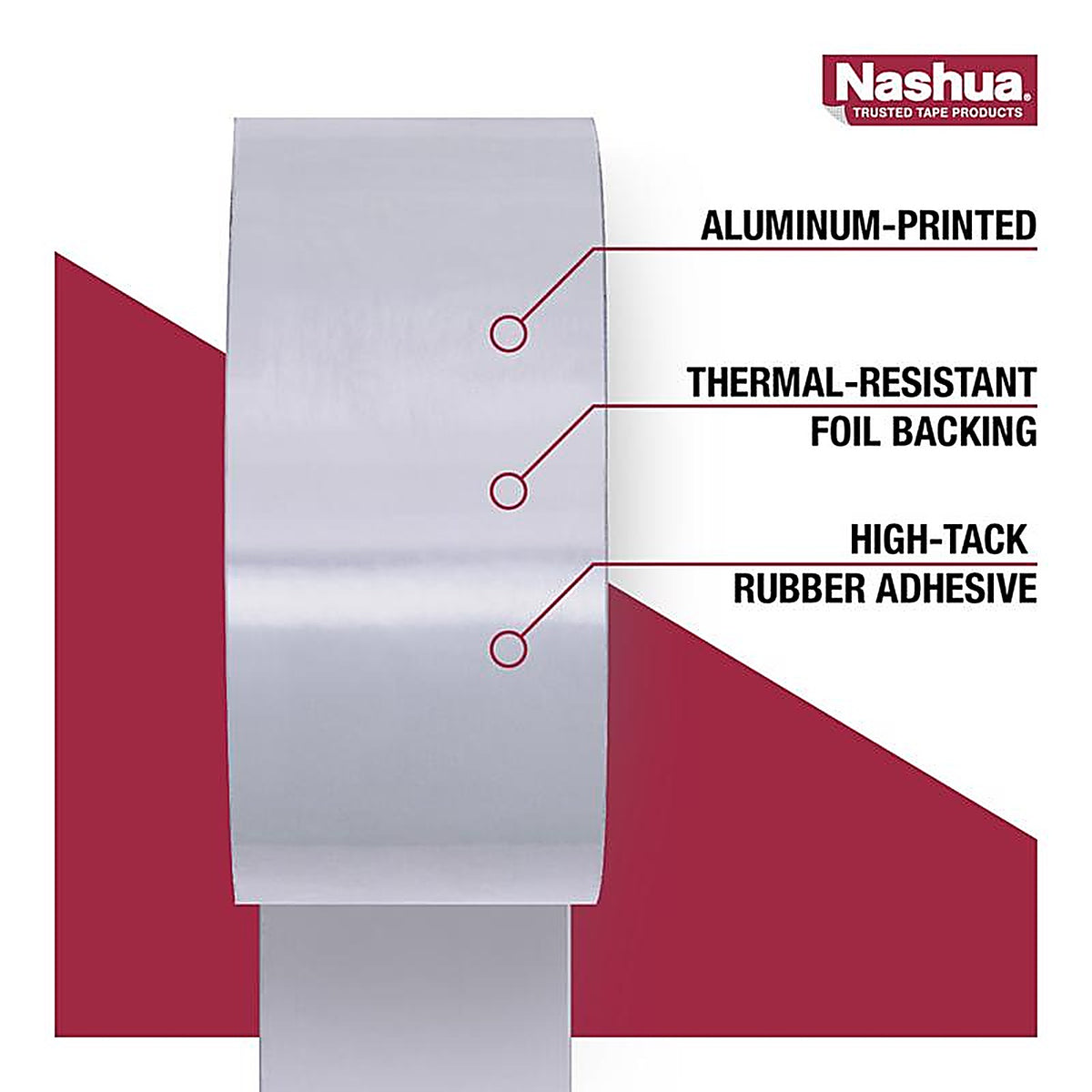 Nashua 1542731 1.89 in. W x 10.9 yd. L Silver Duct Tape