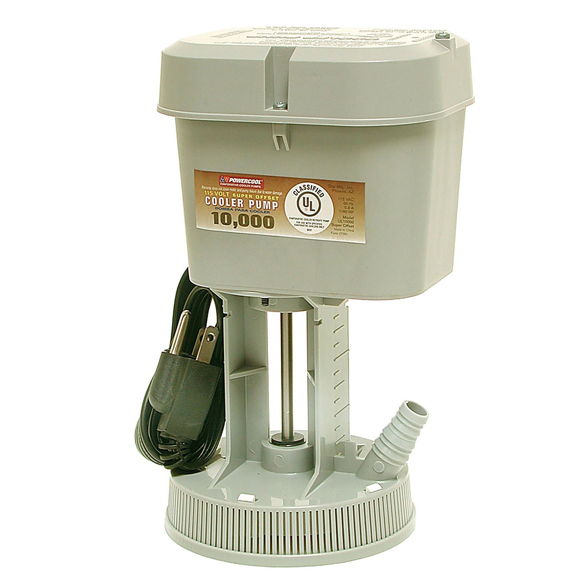 Dial 1095 8-1/2 in. H x 4-1/4 in. W Plastic Gray Evaporative Cooler Pump