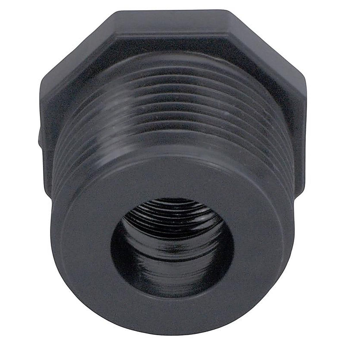 Charlotte Pipe PVC82002200 Schedule 80 1 in. MPT x 1/2 in. Dia. FPT PVC Reducing Bushing