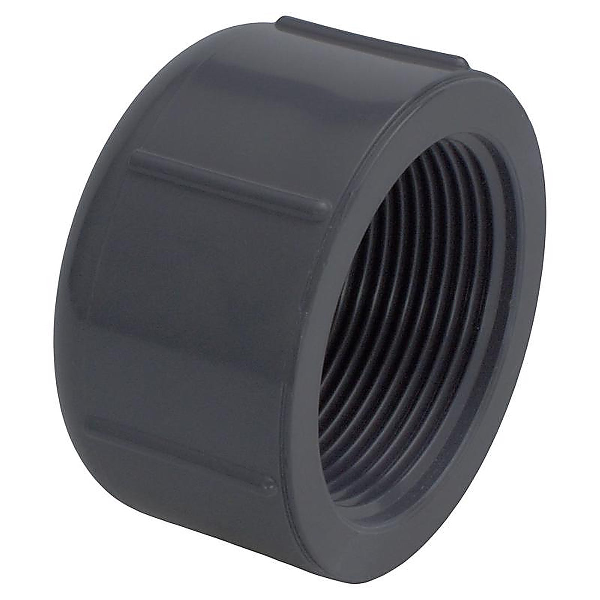 Charlotte Pipe PVC81171000 Schedule 80 1/2 in. FPT x 1/2 in. Dia. FPT PVC Threaded Cap