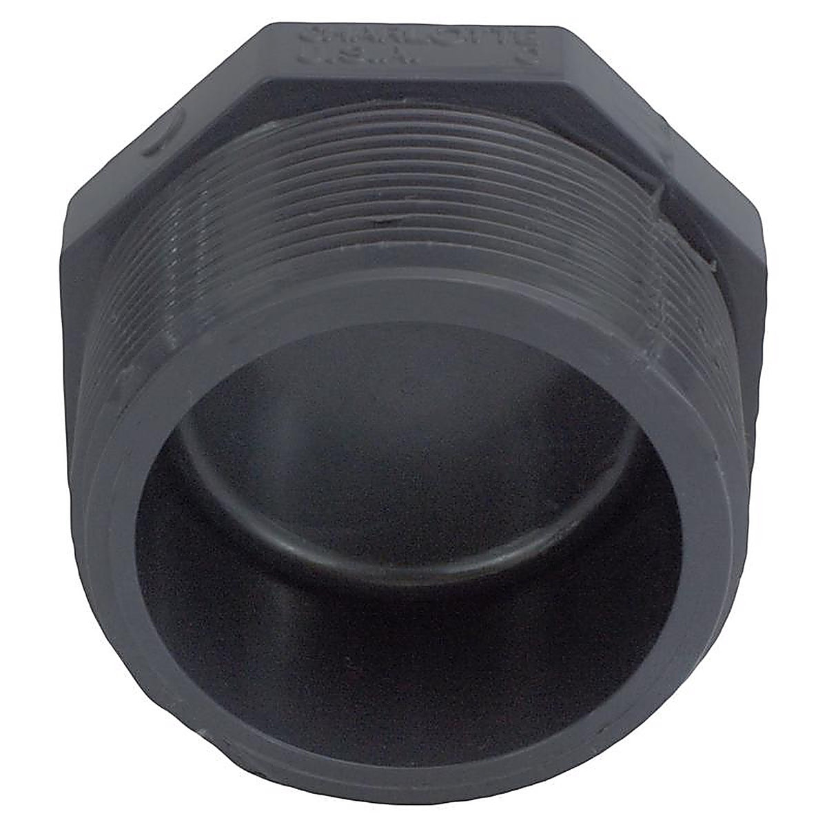 Charlotte Pipe PVC81131200 Schedule 80 3/4 in. MPT x 3/4 in. Dia. MPT PVC Threaded Plug