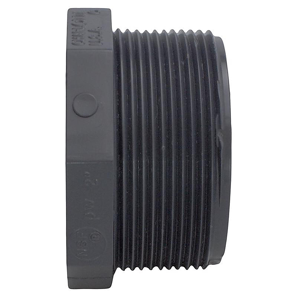 Charlotte Pipe PVC81131200 Schedule 80 3/4 in. MPT x 3/4 in. Dia. MPT PVC Threaded Plug