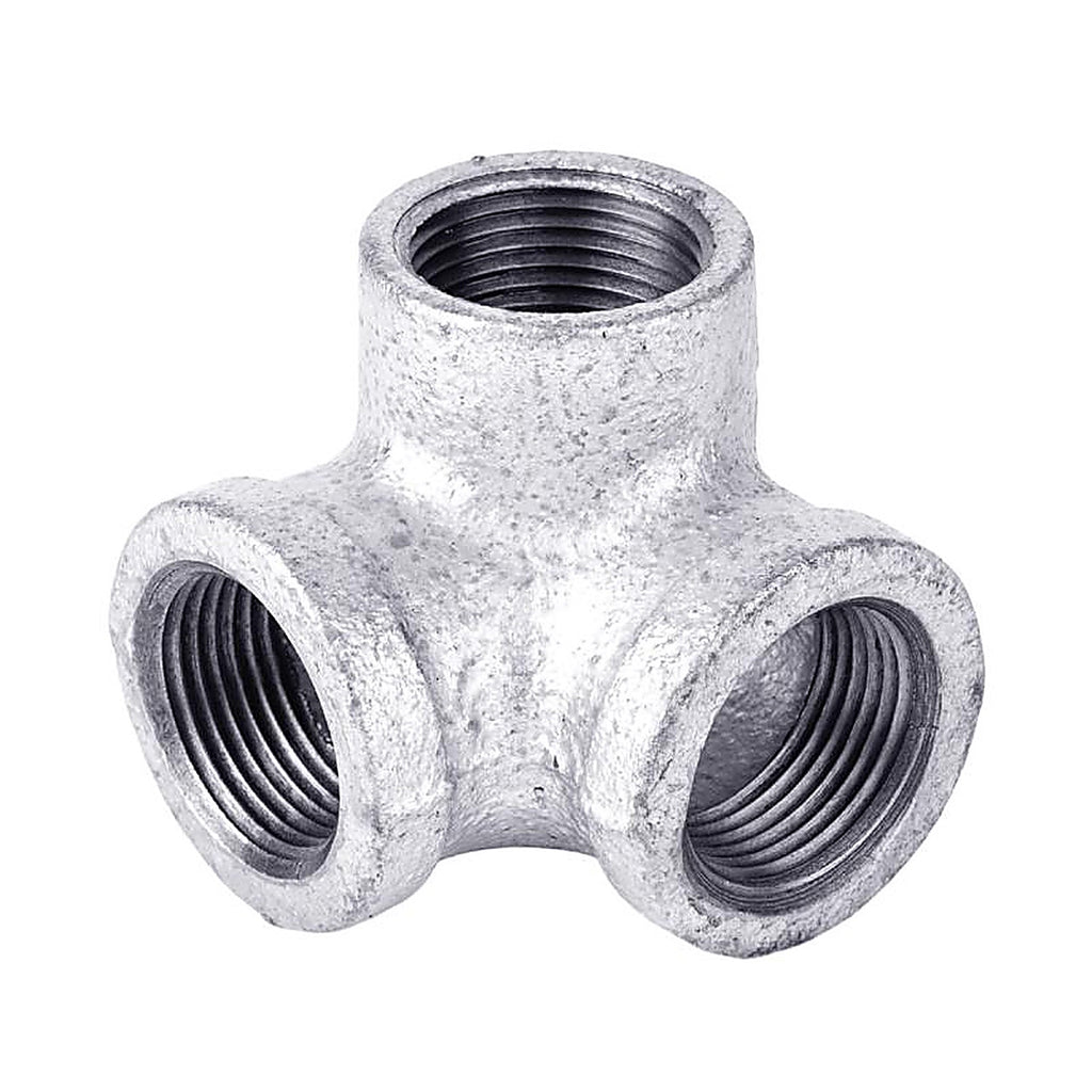 Mueller 510-803HN 1/2 in. FPT x 1/2 in. Dia. FPT Galvanized Malleable Iron Side Outlet Elbow