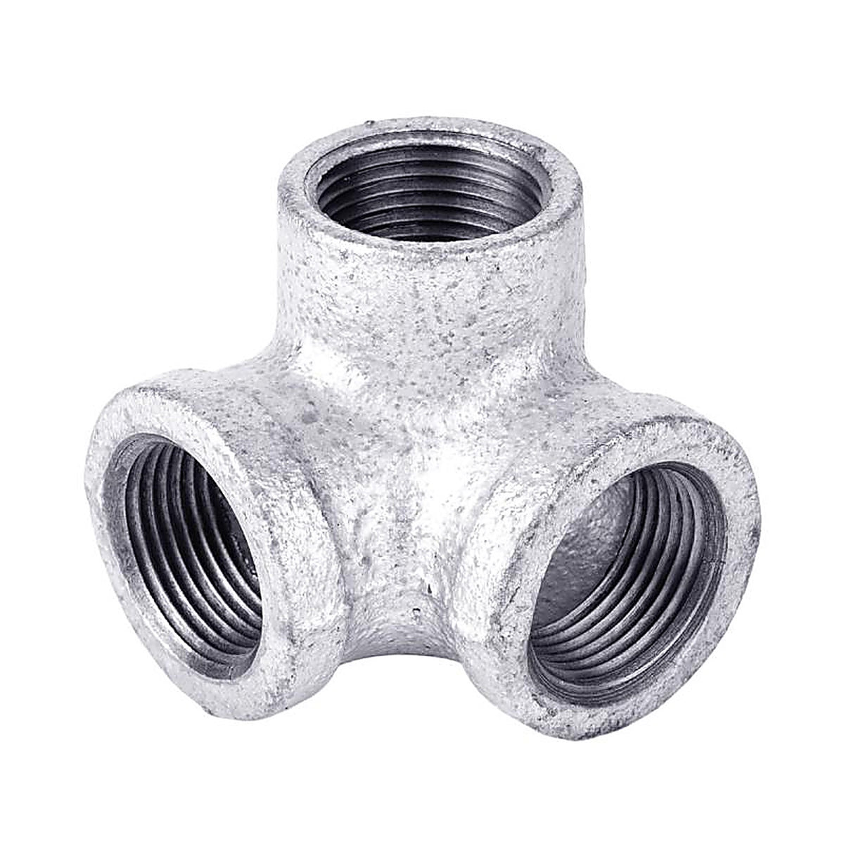Mueller 510-803HN 1/2 in. FPT x 1/2 in. Dia. FPT Galvanized Malleable Iron Side Outlet Elbow