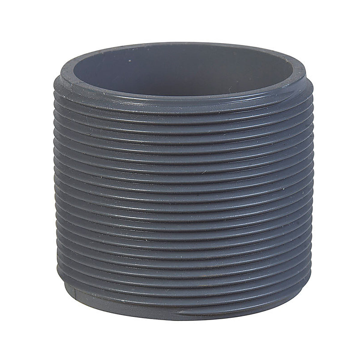 Mueller 408-001 ProLine Schedule 80 2 in. MIP x 2 in. Dia. MIP PVC Close Nipple