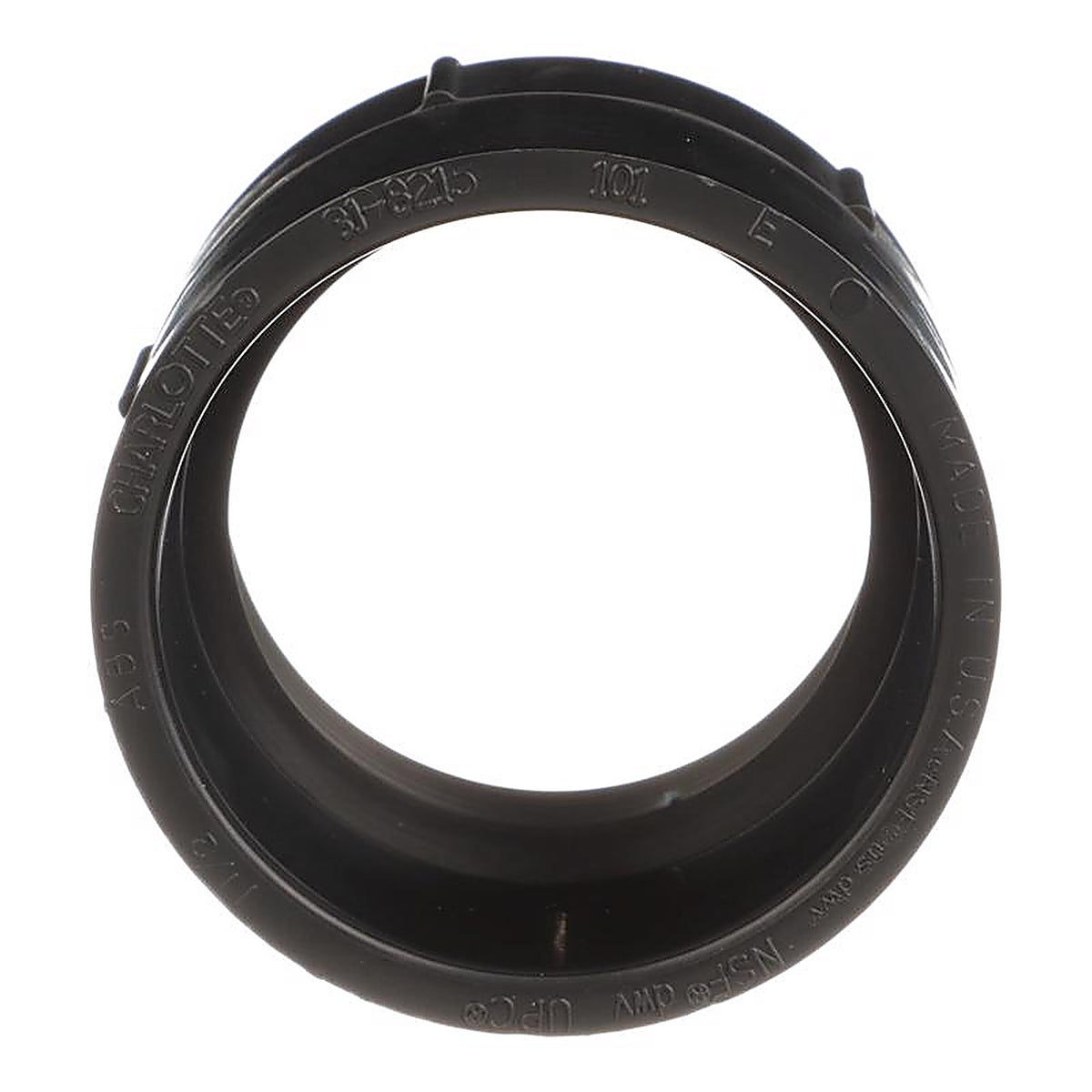 Charlotte Pipe ABS001010600 1-1/2 in. Hub x 1-1/2 in. Dia. FPT ABS Adapter