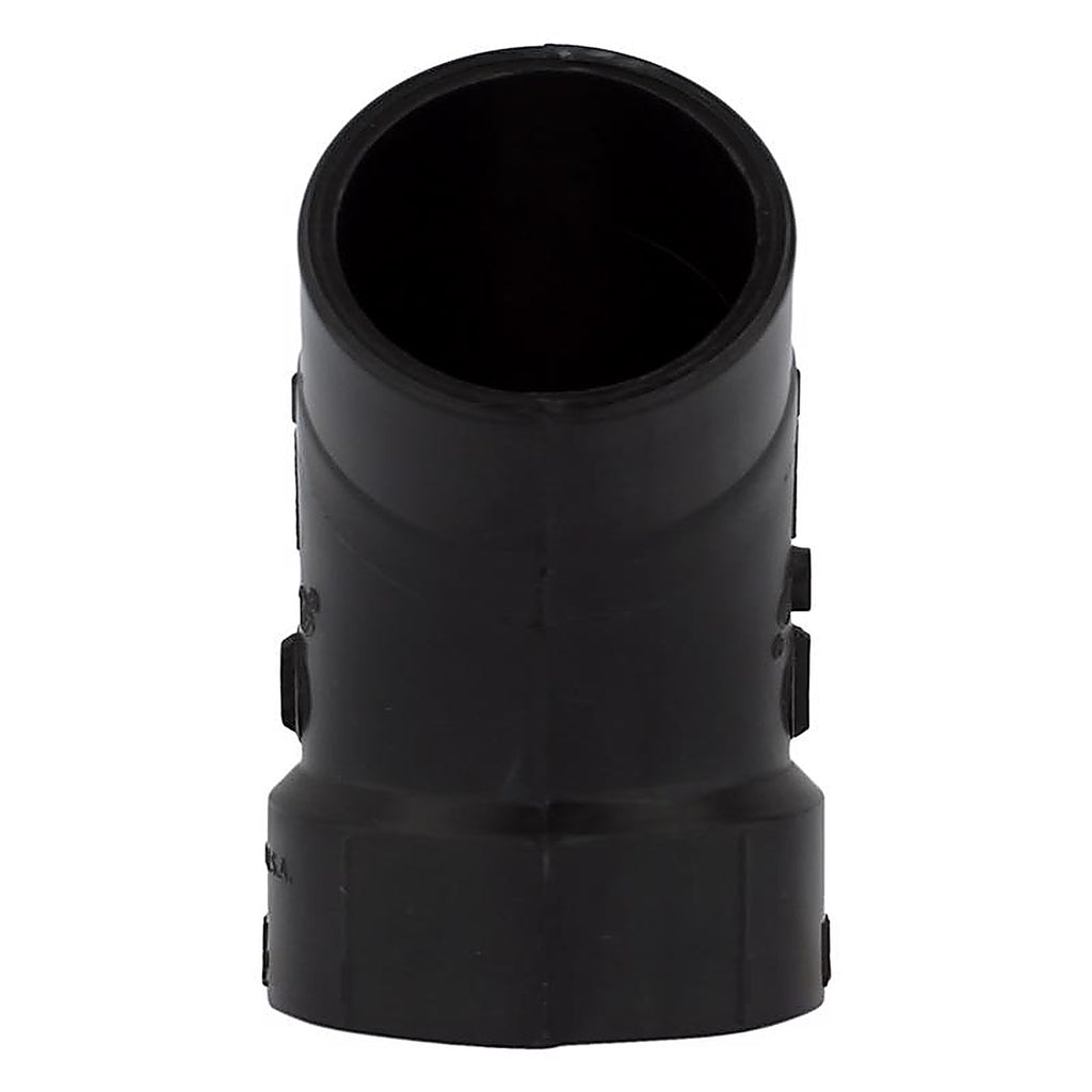 Charlotte Pipe ABS003230600 1-1/2 in. Hub x 1-1/2 in. Dia. Spigot ABS 40 Degree Street Elbow
