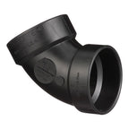 Charlotte Pipe ABS003190800 2 in. Hub x 2 in. Dia. Hub ABS 60 Degree Elbow