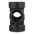 Charlotte Pipe ABS004290600 2 in. Hub x 2 in. Dia. Hub ABS Sanitary Tee