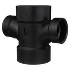 Charlotte Pipe ABS004291200 3 in. Hub x 3 in. Dia. Hub ABS Sanitary Tee