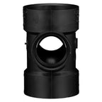 Charlotte Pipe ABS004291200 3 in. Hub x 3 in. Dia. Hub ABS Sanitary Tee