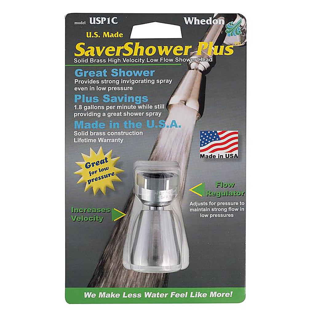 Whedon USP1C SaverShower Chrome Brass 1 settings Showerhead 1.8 gpm