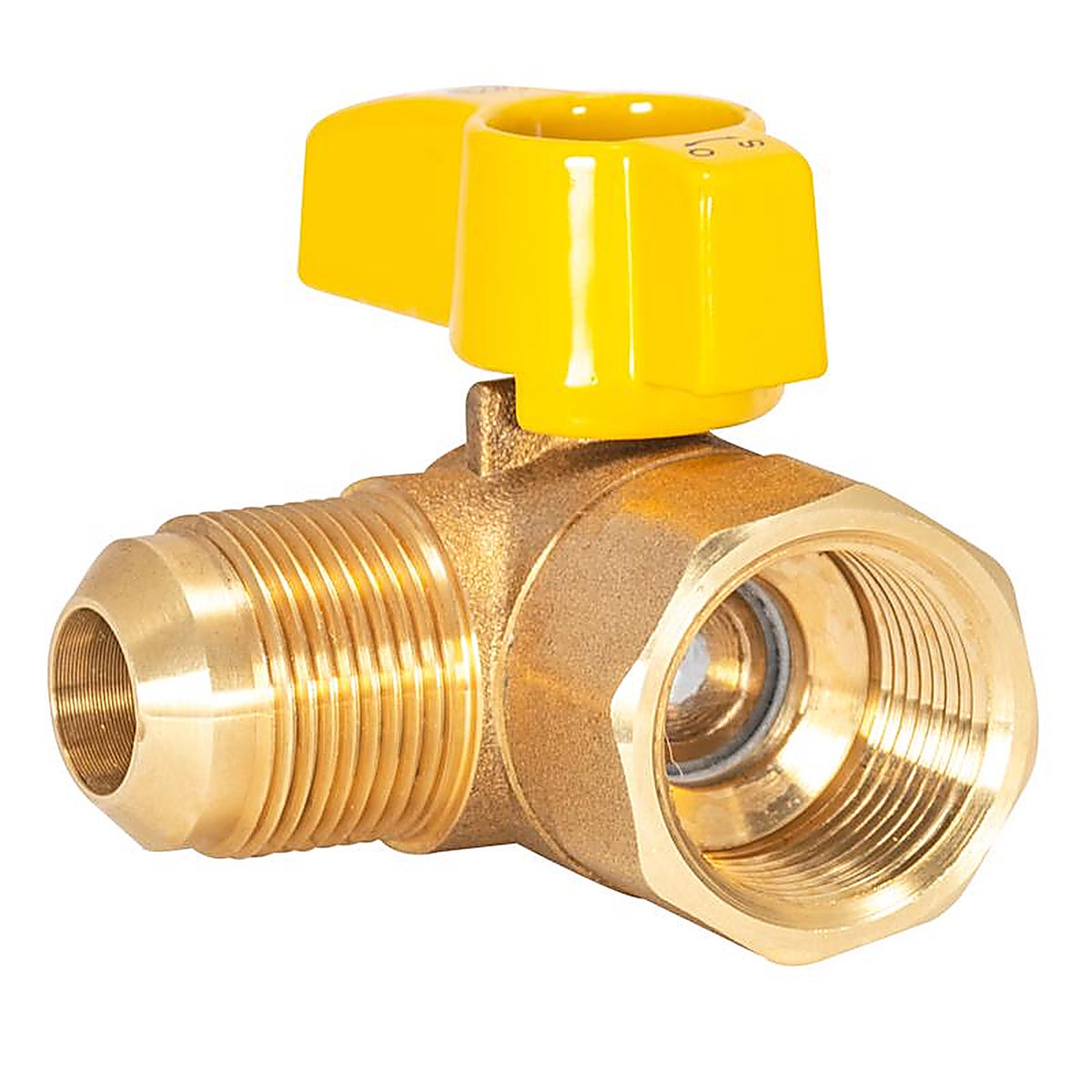 BrassCraft PSSC-61 Magne Flo 5/8 in. Brass Push-Fit Gas Ball Valve