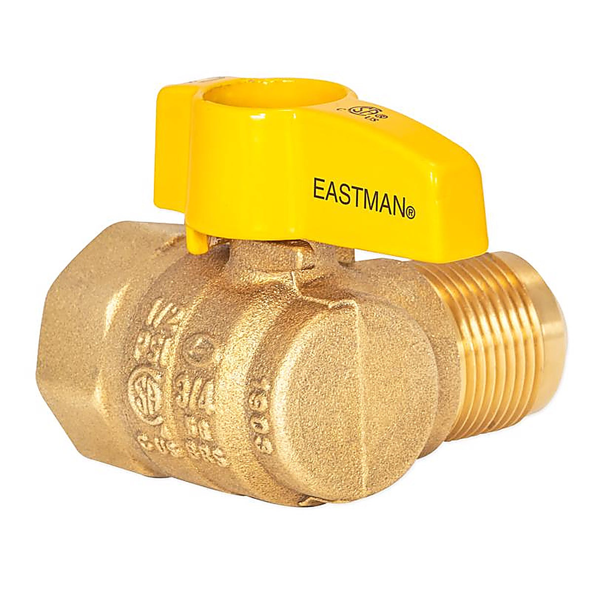 BrassCraft PSSC-61 Magne Flo 5/8 in. Brass Push-Fit Gas Ball Valve